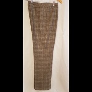 Carlisle Women's Plaid Wool Trousers Size 10
